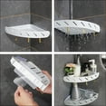 thumbnail image 4 of EIMELI Corner Rack Shelf Rack Triangle Sink Cabinet Side Metal Room Rotating Bakers Toilet Wire Bathroom Drying, 4 of 6