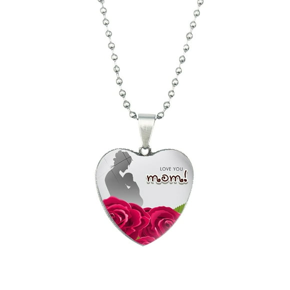 TopLLC Necklaces & Pendants Mom's Gift Birthday Gift MOM Necklace Love Necklace Women's Accessories A Necklace