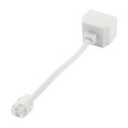 thumbnail image 2 of RJ11 6P4C Male to Female Phone Line Splitter Socket Extension Telephone Adapter, 2 of 6