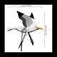 thumbnail image 3 of de Viento de Gaviotas, de Viento Seagul JardíN Spinner Loro Gaviota PáJaro Juguetes para NiñOs, Parte Superior NeumáTica, 3 of 5