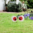 thumbnail image 1 of Isvgxsz 2 Pcs Halloween Decorations Yard Signs Stakes Fluorescence Warning Signs Props Outdoor Decor Scary Creepy Theme Garden Signs for Haunted House Outside Garden Lawn Yard (Novelty Style), 1 of 8