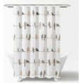thumbnail image 2 of Lush Decor Rowley Birds Shower Curtain, 72” W x 72” L, Multi - Colorful Floral Bird Pattern - Whimsical & Playful Bird Shower Curtain - Farmhouse, Coastal, & Boho Bathroom Decor, 2 of 6