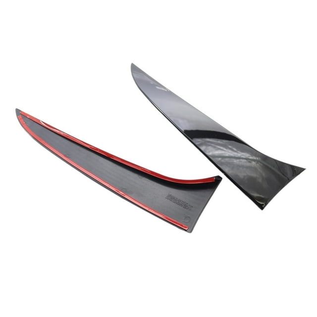 2 piezas de alerón lateral del vehículo Yotijar Canard Splitter negro E84 2009-2015