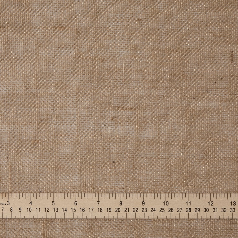 Allen Company Folded & Precut Jute Burlap with Gold Allen Company Folded & Precut Jute Burlap with Gold