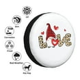 thumbnail image 4 of Yiaed Love Gnomes Print Tire Wheel Cover, Waterproof Spare Tire Cover Fit for Jeep, Truck,Trailer, RV, SUV, Camper and Most Vehicle-16 inch, 4 of 6