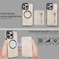 thumbnail image 3 of for iPhone 14 Case with 2-in-1 Detachable Magnetic Wallet 4 Card Slots and 1 Zipper Bag Compatible MagSafe and RFID Blocking Stand Wireless Charging-7 Color, 3 of 8