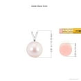 thumbnail image 3 of ANGARA Japanese Akoya Cultured Pearl Solitaire V-Bale Pendant in Platinum for Women | June Birthstone, Birthday, Anniversary, Jewelry Gift for Women | Pearl Necklace, 3 of 7