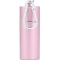thumbnail image 2 of FYBTOPortable Mini Ashtray Keychain, Good Sealing Performance Exquisite Metal Liner Mini Portable Pocket Ashtray Large Opening for Cigarettes for Car (Pink)-0630, 2 of 4