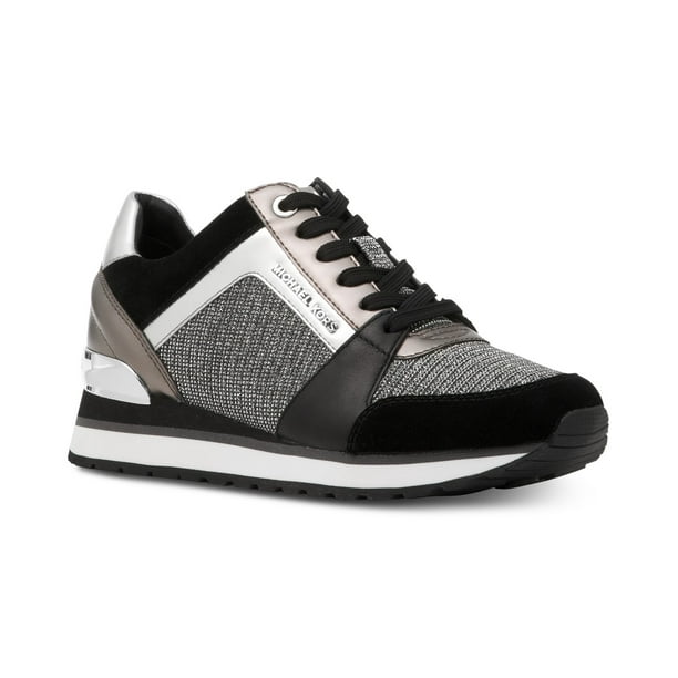womens black mk trainers