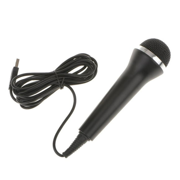 Micrófono con USB de Buena Rendimiento Dispositivo Provechoso para Compatible con 360 PC de Negro Yuyangstore Micrófono