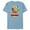 Ocean Blue, variant on Marvel Super Women Family Party Dad of the Birthday Boy - Short Sleeve Blended T-Shirt for Adults - Customized-Yellow
