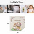 thumbnail image 5 of Cloth Napkins Set of 6 - 20x20 Inches, Easter Bunny Washable Reusable Table Napkins, Spring Easter Eggs Floral Burlap Rustic Soft & Absortbent Dining Napkin for Party Wedding Hotel Restaurant, 5 of 8