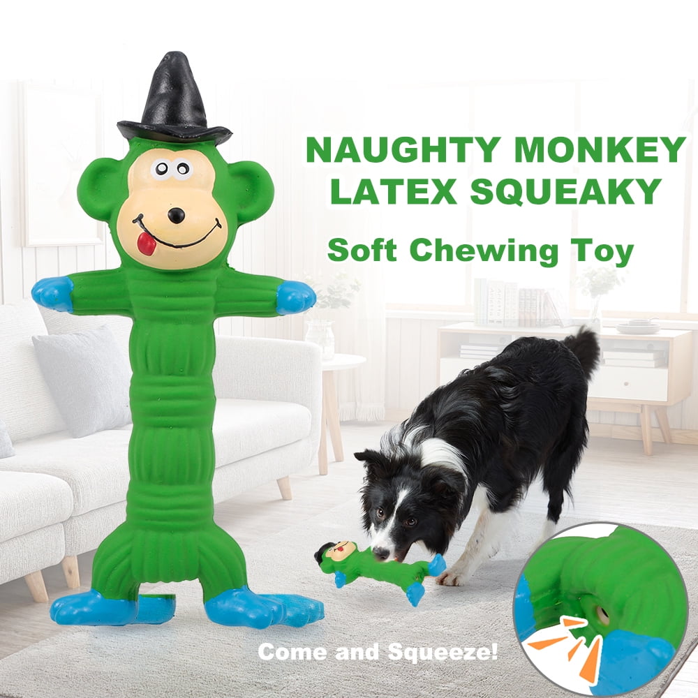 soft latex squeaky dog toys