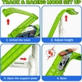 thumbnail image 5 of Truck Toys Car for 3, 4, 5, 6 Years Old Boys, Transport Truck Car Toy, Foldable 2 Layer Transport Car Toys with 27 in Race Track and 6 Metal Cars, Birthday Gifts for Toddler Boys Girls, 5 of 8
