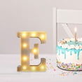thumbnail image 4 of Fasiaou LED Marquee Letter Lights Sign, Light Up Alphabet Letter for Home Party Wedding Decoration E, 4 of 6