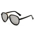 thumbnail image 2 of Newbee Fashion -Kids Girls Boys Plastic Aviator Sunglasses with Metal Bridge Stylish Fashion Kids Sunglasses with Flash Mirrorrd Lens UV Protection Lead Free High Quality, 2 of 2