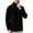 a01Black, variant on LODIENY Men Full Zip Cardigan Sweater Stand Collar Regular Fit Ribbed Knit Thermal Sweaters Long Sleeve Baggy Casual Fall Winter Outfits Khaki S