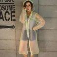 thumbnail image 4 of Women's Clear Eva Plastic Raincoat, 4 of 4