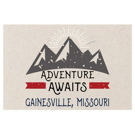 

Gainesville Missouri Souvenir 2x3 Inch Fridge Magnet Adventure Awaits Design