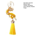 thumbnail image 7 of Mightlink Keychain Dragon Tassel Decor Stainless Exquisite Spring Festival New Year Gift Unisex Bag Decoration Pendant Key Holder Key Organizer, 7 of 7