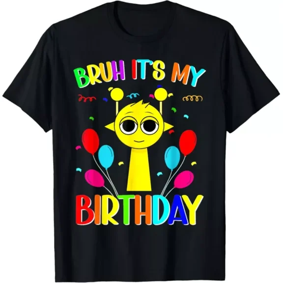 Sprunki Birthday It'S My Birthday Sprunki Birthday T-Shirt Unisex S-5XL Hot Trending Shirt, Vintage Birthday Gift