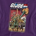 thumbnail image 2 of G.I. Joe Hero Group Unisex Adult T-Shirt, Purple, 5X-Large, 2 of 6