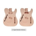 thumbnail image 7 of ammoon TL-F Unfinished Electric Guitar Body Blank Guitar Body Barrel DIY Mahogany and Composite Wooden Body Guitar Parts Accessories, 7 of 7