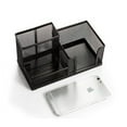 thumbnail image 4 of 3 -Compartments Stationery Organiser Mesh Desk Organizer 9 Grid Storage for Office Pen Turner Box, 4 of 10