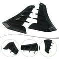Carbon Black Car Fender Side Vents Air Flow Intake Hole Grille Sticker