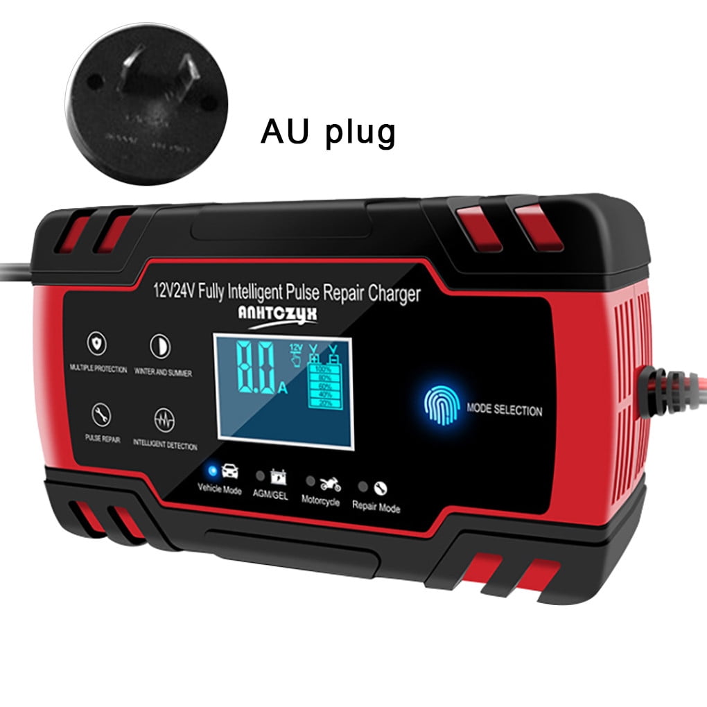 Automotive Smart Battery Charger 12V 24V 8A 150Ah Battery Maintainer for Car Truck Motorcycle AU