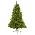 thumbnail image 3 of Nearly Natural 6ft Sierra Spruce Natural Look Christmas Tree w/ 300 Clear LED, 3 of 8