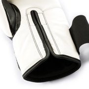 UFC Compact Bag Gloves - L/XL, White/Black - Heavy Bag Training Gloves for Boxing & Mixed Martial Arts, with Form-Fit Ergonomic Hand Compartment