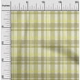 thumbnail image 2 of oneOone Polyester Spandex Yellow Fabric Abstract Check Sewing Material Print Fabric By The Yard 56 Inch Wide, 2 of 4
