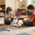 thumbnail image 4 of Interactive Car Racing Track Set with Educational Learning Toy for Kids 3 Years and Up Dynamic Experience for Toddlers and Preschool Children, 4 of 7