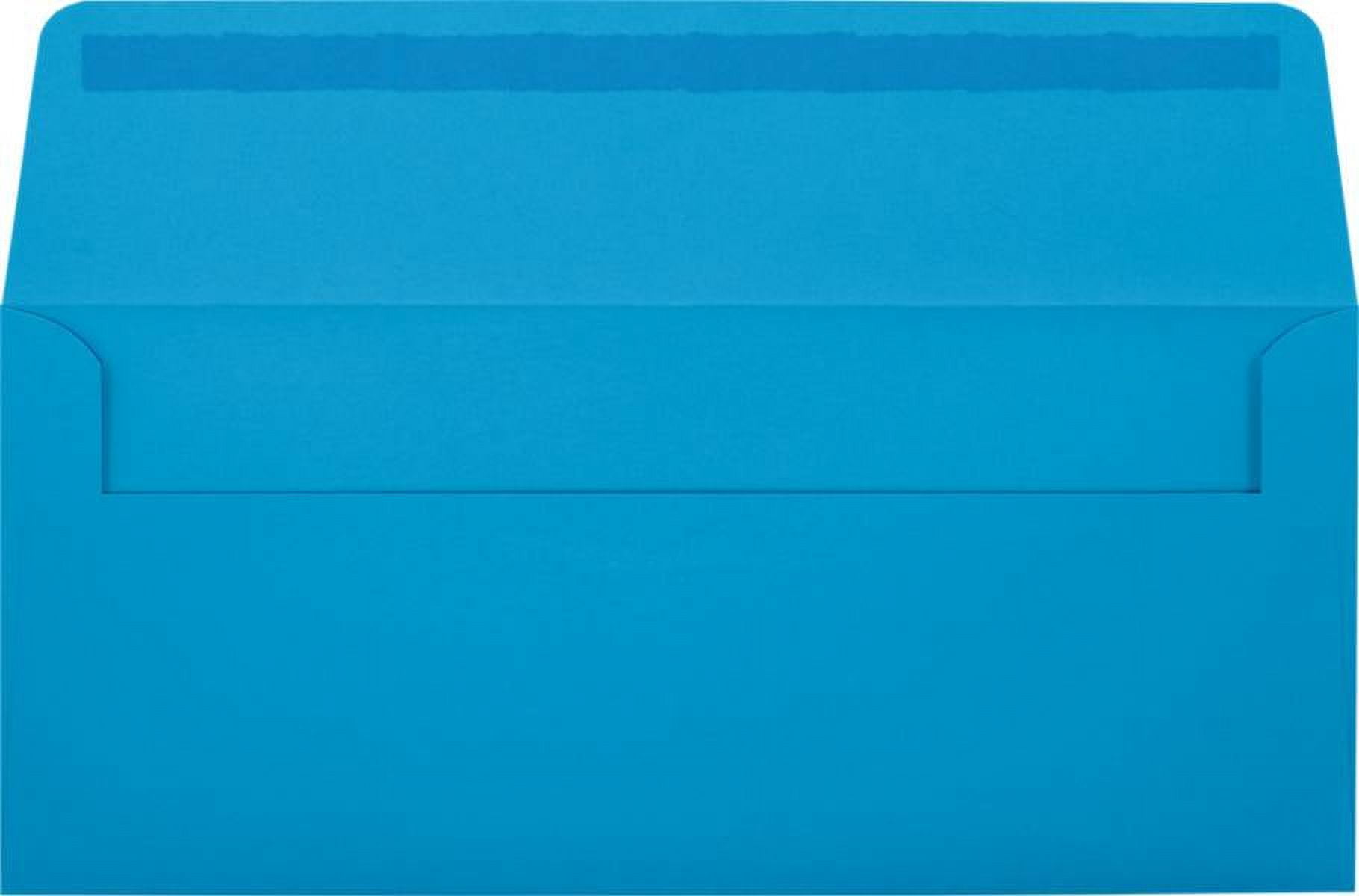 Luxpaper #10 Square Flap Envelope, 4 1/8 X 9 1/2, Pool, 500/Pack