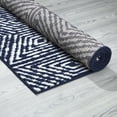 thumbnail image 6 of Ottomanson Diagona Geometric Cubes 8x10 Area Rug, 7'8" x 9'8", Navy/Ivory, 6 of 7