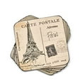 thumbnail image 2 of Pimpernel Postcard Sketches Square Coasters, Set Of 6 4.25", 2 of 7