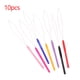 thumbnail image 2 of 10 Pcs Extensiones de cabello Aguja de lazo Herramienta de gancho de tirar Herramienta de lazo de rosca de aguja para cuentas de microenlace de silicona, 2 of 7