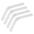 thumbnail image 1 of GOOHOCHY 4Ud Soportes Para Estantes En L Con Espacioso En Metal Y Alta Durabilidad, 1 of 8