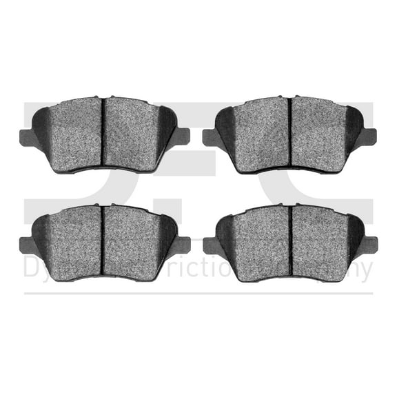 Dynamic Friction Company 5000 Advanced Brake Pads - Ceramic 1551-1730-00-Front Set For 2014-2019 Ford Fiesta