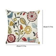 thumbnail image 3 of CASAFUN Green Tropical Leaf Pillow Covers 17.7x17.7 In Couch Pillow Cases Printing Summer Throw Pillows Polyester Linen Outdoor Cushion Covers Home Decor for Living Room Bedroom Bed Cushion, 3 of 6