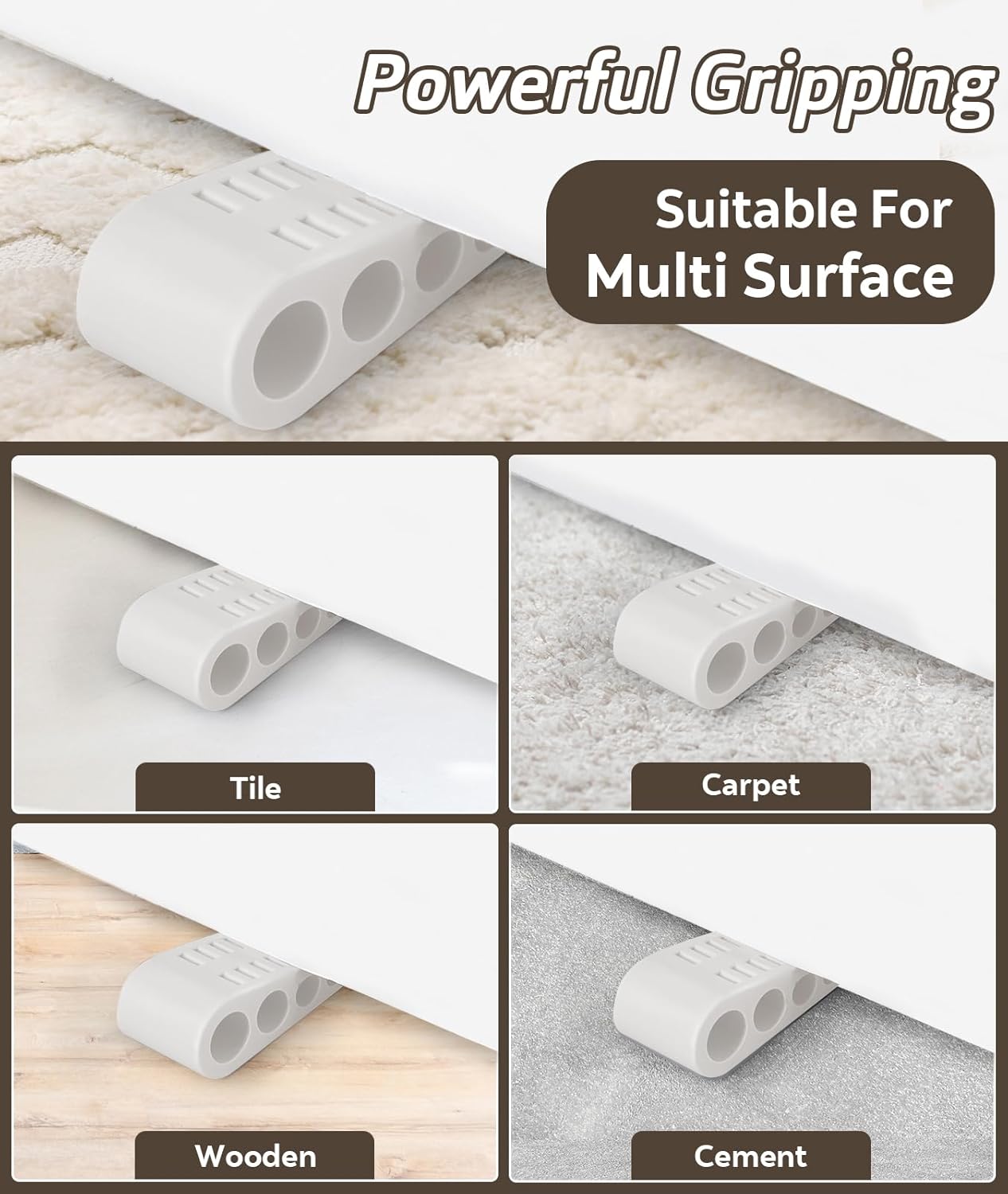 SlipStopper Anti-Slip Rubber Door Stops (3 Pack) photo 7