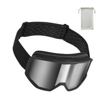 KFFKFF Ski Goggles with Cylindrical Lens and Silver Mirror Coating, OTG Anti-Fog Snow Goggles for Adults and Teens, Flexible TPU Frame and Ventilated Design, Ideal for Skiing, Snowboarding, Skating