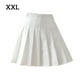 thumbnail image 1 of Falda plisada Mini uniforme de colegiala de tenis de cintura alta con pantalones cortos, blanco, XXL Sweethay AP001094-05, 1 of 7