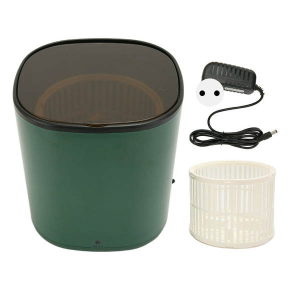 4.5L Portable Mini Washing Machine Blue Light Mini Washer Turbo Washing Tub with Drain Basket for T Shirt Underwear Socks EU Plug