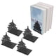 thumbnail image 5 of Sujetalibros de Metal ANGGREK Borde Redondeado Negro, 5 of 8
