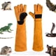 thumbnail image 1 of Guantes de manipulación de animales, guantes a prueba de mordeduras de gatos, guante multiusos a prueba de mordeduras de mascotas para gato, perro, pájaro, halcón, serpiente, 1 of 5