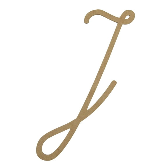 Wooden Letter Unfinished, Ariana Font, Craft Cutout