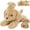 Golden Retriever-3 PCS Brown, variant on MaoGoLan 6pcs Snake Stuffed Animals 79'' Giant Stuffed Snake with 3 Babies and 2 Eggs Snake Plush Toy