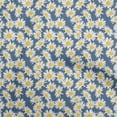 thumbnail image 1 of oneOone Cotton Jersey Medium Blue Fabric Floral Diy Clothing Quilting Fabric Print Fabric By Yard 58 Inch Wide-aB, 1 of 5